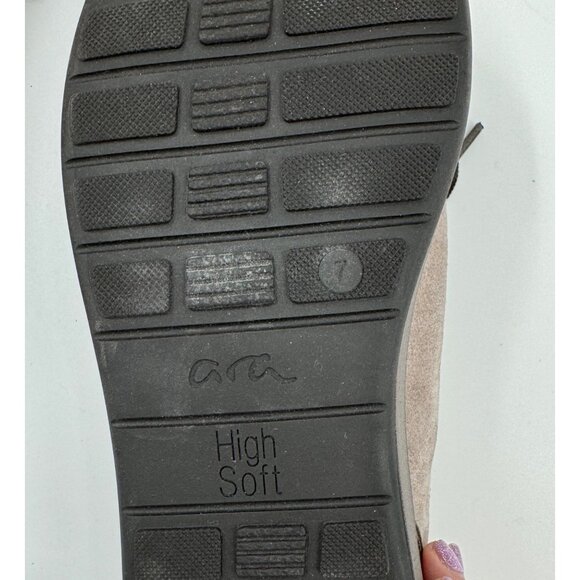 Ara Women's Sneakers in Gray with Brown Accents - Picture 6 of 11